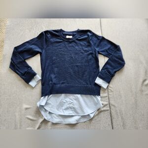 Crewneck Twofer Sweater